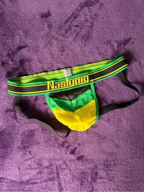 Nasty Pig Green & Yellow Jockstrap